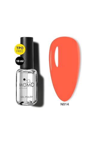 Kalıcı Oje N014, Neon Kırmızılı Açık Floresan Turuncu, 10 Ml Diğer