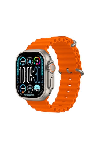 Watch 8 Ultra Gs Ultra 8 49mm Uyumlu Kasa Vidalı 2.05 Tam Ekran