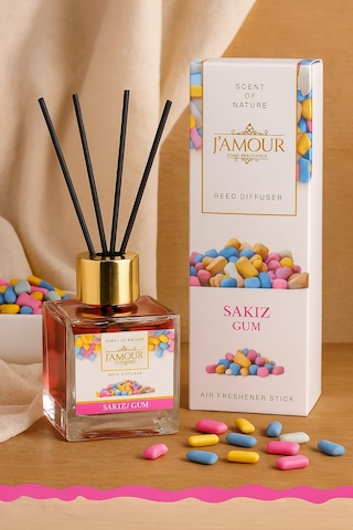 Sakız Kokulu Çubuklu Oda Kokusu 100 Ml Tatlı Ve Enerjik Koku Şeker
