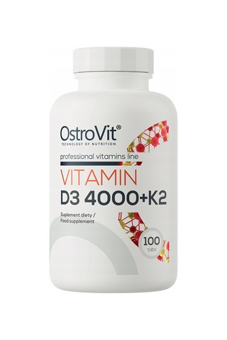 Ostrovıt Pharma Vitamin D3 4000 K2 100mcg / 100 Tabs