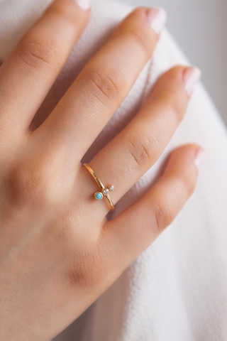 Firuze Taşlı Trafik Yüzük