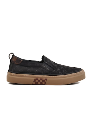 Guja Siyah Hafif Slip-on Erkek Casual Ayakkabı 25y501-6 M Siyah