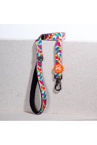 Pawstar Mosaic Leash Kedi Köpek Sevk & Gezdirme Kayışı Köpek Uzatma Tasması Mavi