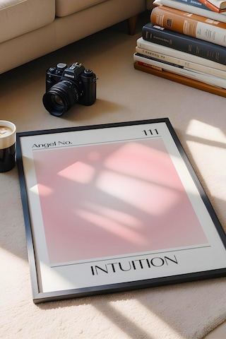 Angel No 111 Intuition Çerçeveli Tablo Melek Sayıları Sezgi Aura Enerji Renkleri