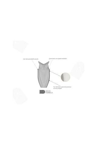 Deco Fabrıca Geometrik Modern Baykuş Biblosu Bilgelik Sembolü Dekoratif Heykel Ofis Masası & Kitaplık İçin Şık Ev Hediyesi 60126311