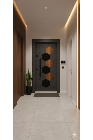 Eli T Seri Si Elegance Güvenli K Kapisi Çeli K Kapi - Vi Lla Kapisi 12421c124x12 209 X 106 X 92