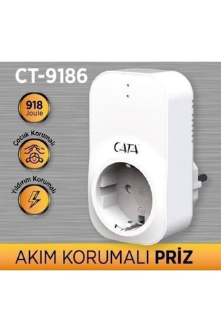 Cata Ct 9186 Akım Korumalı Priz Cata 0