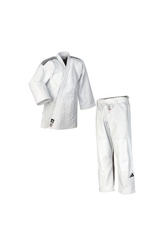 Adidas Champion Iıı Ijf Onaylı Judo Elbisesi Beyaz Judogi Beyaz