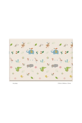 Dwinguler Jungle Friends Bebek Oyun Matı ve Halısı