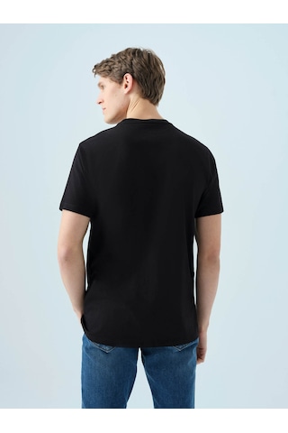 Loft Regular Fit Siyah Erkek T-shirt Lf2038460 Siyah