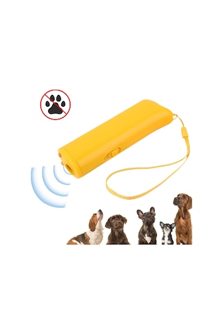 El Köpek Kovucu Eğitmen El Feneri Ultrasonik Köpek Caydırıcı 16.4ft Aralığı Bark Stoper Köpek Eğitimi