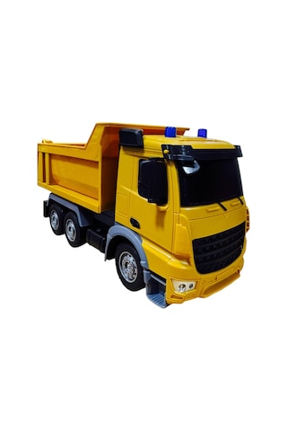 Uzaktan Kumandalı Şarjlı Damperli Kamyon 23 Cm 1:24 Ölçek 6 Fonksiyonlu Uzaktan Kumandalı İnşaat Aracı