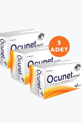 Ocunet Takviye Edici Gıda 3 x 30 Kapsül Ocunet Takviye Edici Gıda 3 x 30 Kapsül