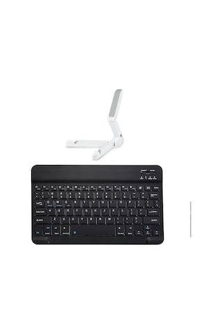 Apple Uyumlu iPad  Pro 13 2024 Bt Klavye+stand Al2754