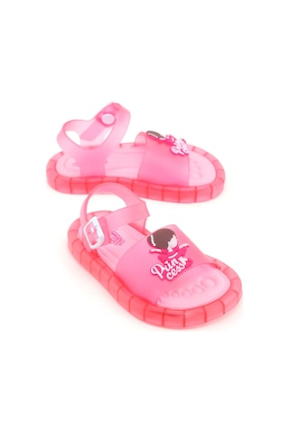 Gezer Prenses Kız Çocuk Yazlık Airblow Bilekten Tokalı Ayarlanabilir Rahat Işıklı Taban Günlük Sanda Pembe