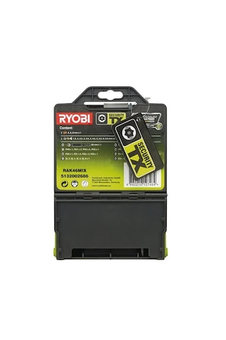 Ryobi Rak46mıx 46 Parça Vidalama Ve Delme Uç Seti 5132002686