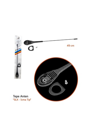 Markaonbir Zendar Y-220V Tepe Anteni Slx Düz (İcma Tip) 49 Cm Br0025020