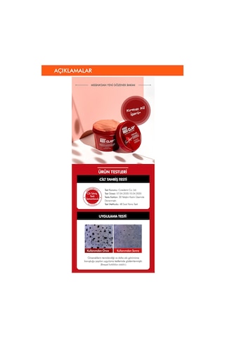 Missha Gözenekli Ciltler İçin Amazon Kili Maskesi 110 ML Amazon Red Clay Pore Mask