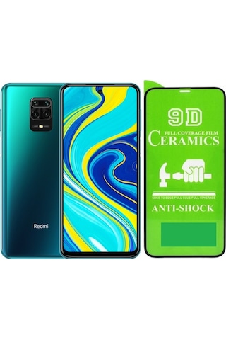 Xiaomi Redmi Note 9S Tam Kaplayan Seramik Nano Esnek Koruyucu Istemiyorum
