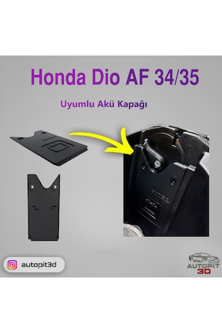 Honda Dio Af34 / Af35 Uyumlu Akü Kapağı
