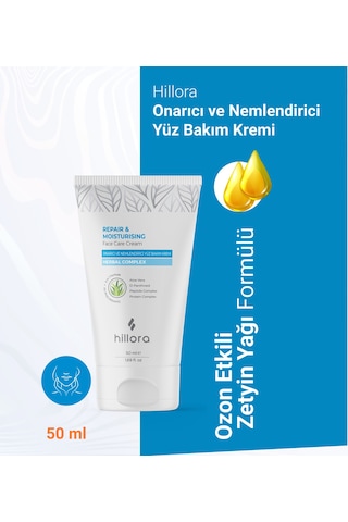 Hillora Onarıcı ve Nemlendirici Yüz Bakım Kremi