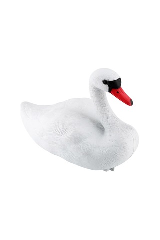 Xindoker Pe Malzeme Gerçekçi Beyaz Kuğu: Bahçe Dekorasyonu, Av İçin Yem Ve Su Üstü Kullanımı