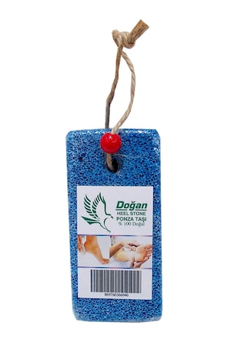 Doğan Karışık Renkli Doğal Topuk Taşı Ponza Törpü 2'li