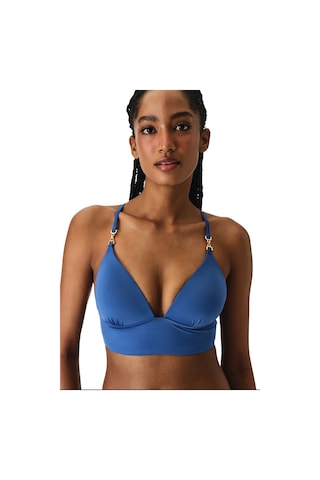 Penti Mavi Hannah Push Up Destekli Bralet Bikini Üstü