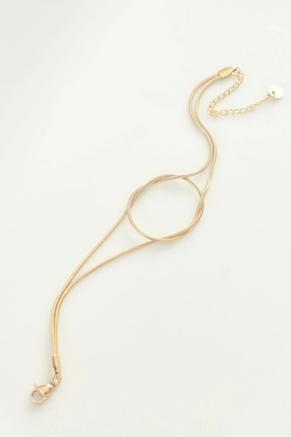 316l Çelik Gold Renk Düğüm Model Bileklik - Tj-bb6042 Çok Renkli