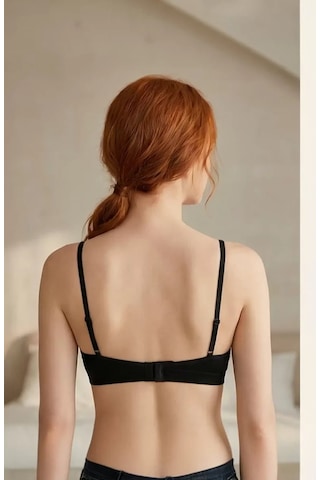 LUXSTOREE Kadın Siyah Kapsız Sırtı Açık Crop Top Bluz Şık, Rahat Ve Kolay Kombinlenebilir Çok Renkli