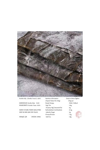 Kombu Yosun ( Kombu Kelp) - 200G
