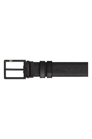 Montblanc Meisterstück Deri 30 Mm Çift Taraflı Kemer 222209 Siyah