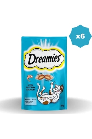 Dreamies Kedi Ödül Maması Somon 60 Gr - 6 Adet