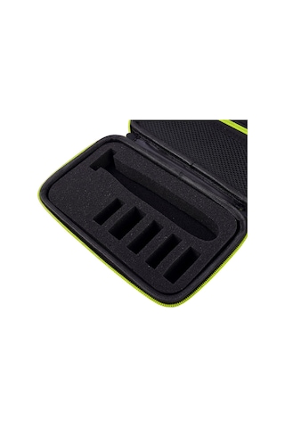 Gajeena Philips Oneblade Qp150 İçin Eva Dayanıklı Sert Kılıf - Su Geçirmez Ve Darbeye Dayanıklı Saklama Çantası Sarı - Siyah