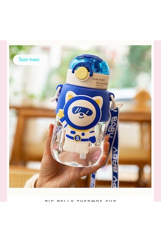 Jian Fan Çocuk Su Bardağı Yazöğrencisi Su Bardağı Mavisi Mavi