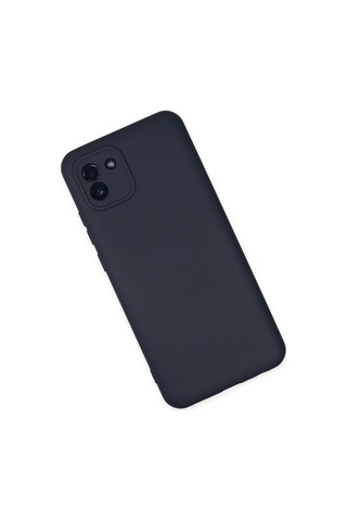 Samsung Samsung Uyumlu Galaxy A03 Kılıf Nano İçi Kadife Silikon - Lacivert