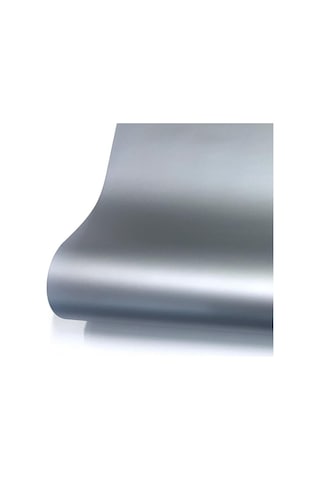 Silver Gümüş Renk Yapışkanlı Folyo Mat Yüzey 61 Cm 1 Metre