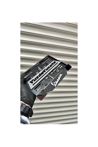 Vespa Uyumlu Motor Plakalık - 857306709