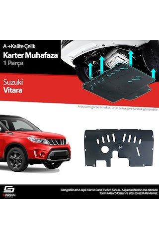 S-dizayn Suzuki Vitara Çelik Karter Muhafaza 2019 Üzeri A+ Kalite