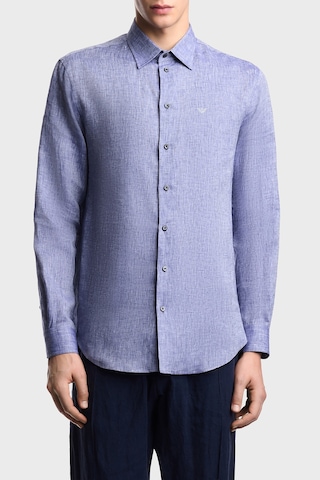 Emporio Armani Erkek Gömlek Em000099 Te10157 Ob003 Mavi MAVİ