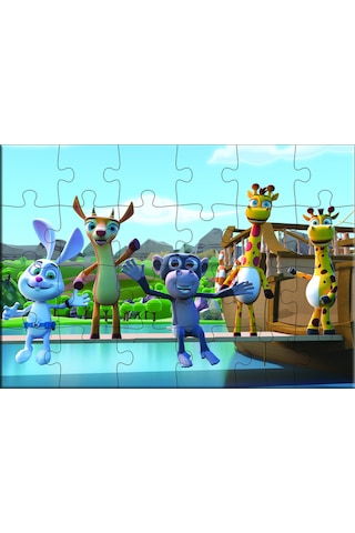 Trt Çocuk Tavşan Momo 24'Lü Puzzle