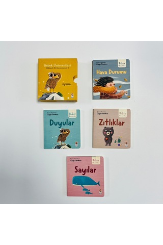 Bebek Üniversitesi Hikayeli İlk Kavramlarım 4 Seri 16 Kitap Set