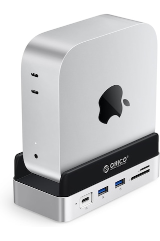 Orico Vs10 Mac Mini 10in1 Dikey Bağlantı Docking Station - M.2 Nvme,hdmı,2.5g Lan,10gbps Type-c Usb-a