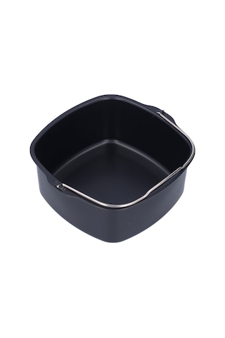 Shineyee 22cm Kare Kek Kalıbı - Hd9925/hd9860/hd9905/01 Hava Fritözü Aksesuarı, Yemek Grubu Demir, Yıkama Makinesine Uygun, Fırın Malzemesi Diğer