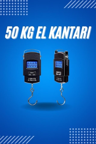 50 - 896 - Kg Dijital El Terazisi Cep Tartısı El - Kmrsfres - Tarı Terazi
