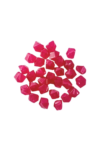 Folinda 500 Adet Pembe Resin Parçacık, Akvaryum Bahçe Dekorasyonu, Gece Aydınlatır, Mini Işıklı Taşlar