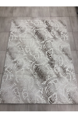 Flora Halı Troya 0727 A Krem 165X230 Beyaz Vizon 4 M2 Halı !