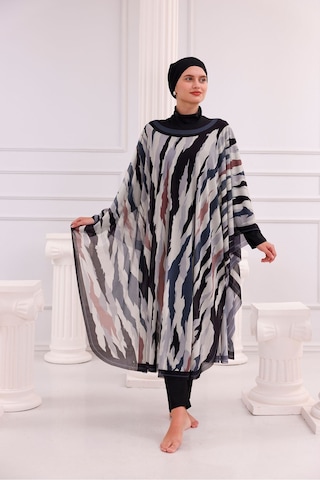 Tarzını Seç Kimono Pareo - Tesettür Pareo - Bodrum Model 240x135 Cm Çok Renkli