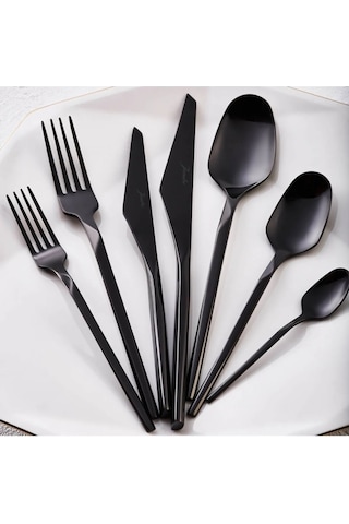 Jumbo 5100 Quartz Titanyum Siyah Ckb Set 84 Prç 12.Kişilik Siyah