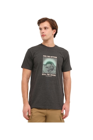 Quiksilver Feel The Outsıde Ss Tee Siyah Erkek Kısa Kol Gömlek